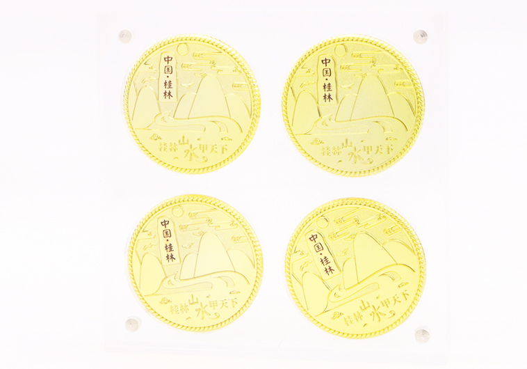 景區紀念幣定制，金屬紀念幣，紀念幣圖案印刷