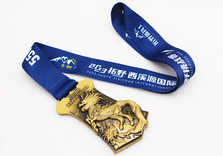 浮雕獎牌定制_純金屬色獎牌設計